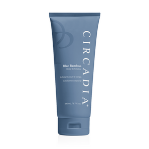 Circadia Blue Bamboo Exfoliator gel cleanser for body, featuring blue bamboo extract for gentle skin exfoliation and renewal.