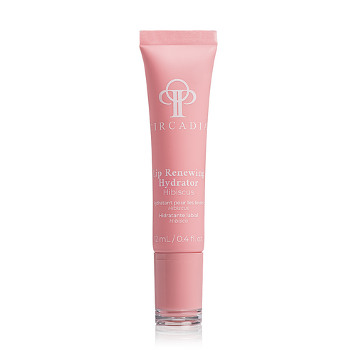 Circadia Lip Renewing Hydrator with Hibiscus, a lip care product showing the jar with Hibiscus extract for nourishing lips.