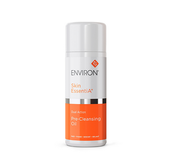 Environ Dual Action Pre-Cleansing Oil 100ml bottle with a sleek design, ideal for effective skin cleansing.