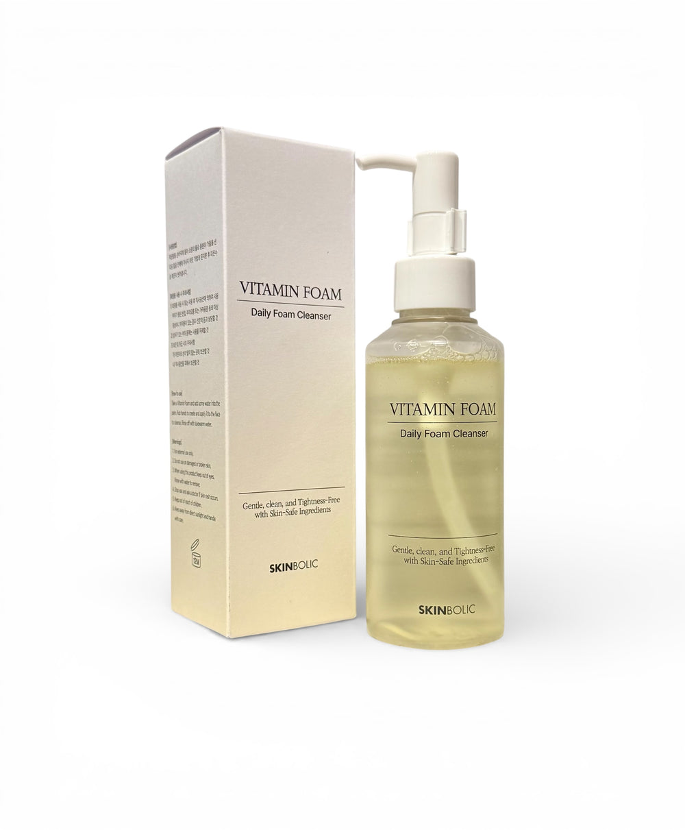 Limpiador facial diario con espuma vitamínica Skinbolic (150 ml)