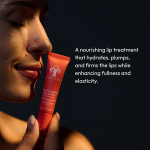 Circadia Lip Renewing Hydrator in Watermelon flavor, featuring a tube of hydrating lip care product with a watermelon-themed design.