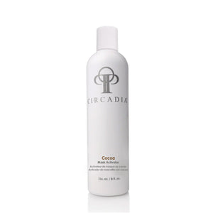 Circadia Cocoa Enzyme Activator jar, 2.3oz, featuring a cocoa mask enzyme activator from Circadia with a white jar and label.