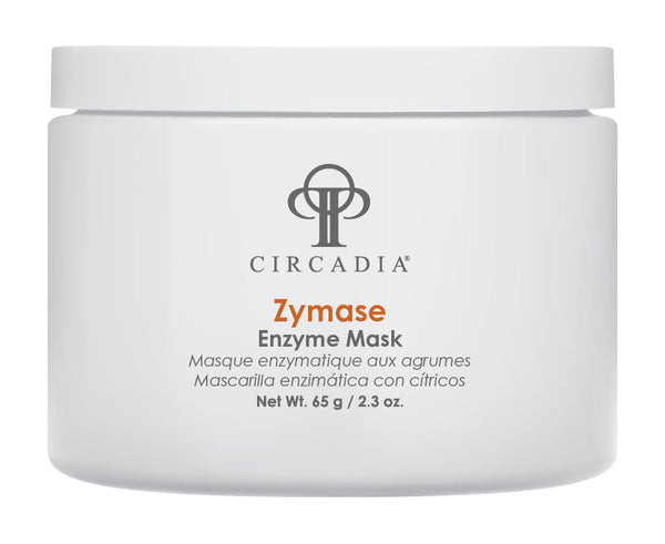 Circadia Zymase Enzyme Mask in a 2.3oz jar, featuring a natural enzyme formula for skin exfoliation and renewal.
