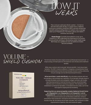 House of PLLA HOP+ Volume + Shield Cushion Advanced Renewal A Cushion NEW FORMULA - European Beauty by B