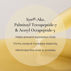 Le Mieux Rx Complex Serum in a dropper bottle, showcasing its rich texture and hydrating ingredients for anti-aging.