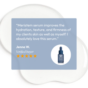 Circadia MeriStem Antioxidant Serum bottle showing the sleek packaging and label for skincare and anti-aging benefits.