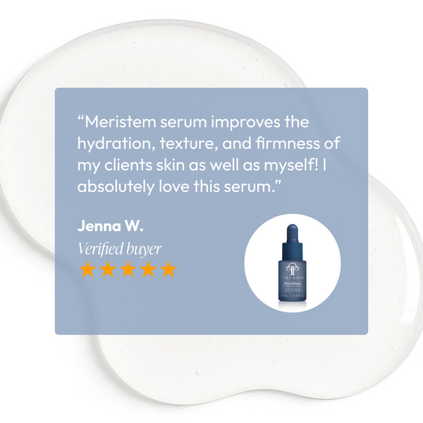 Circadia MeriStem Antioxidant Serum bottle showing the sleek packaging and label for skincare and anti-aging benefits.