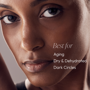 Circadia Renewal Eye Cream gel in a sleek tube, designed to rejuvenate and hydrate delicate skin around the eyes.