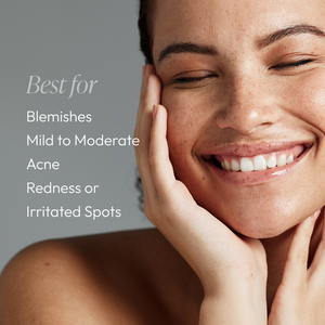Circadia Spot Stop targeted blemish corrector serum with four applicator spots for acne treatment and skin clarity.