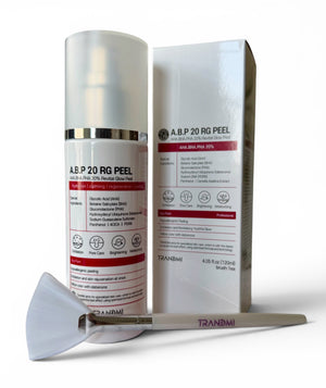 Tov Beauty Trandmi A.B.P 20 RG Peel bottle with white and pink label, 120ml, displayed upright on a plain background.