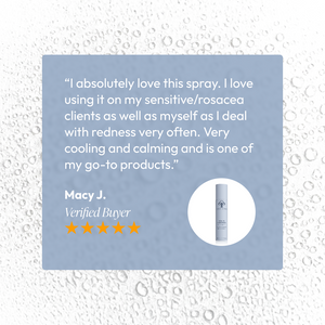 Circadia Aloe & Calendula Calming Mist bottle with a spray nozzle, featuring a calming, herbal-themed label.