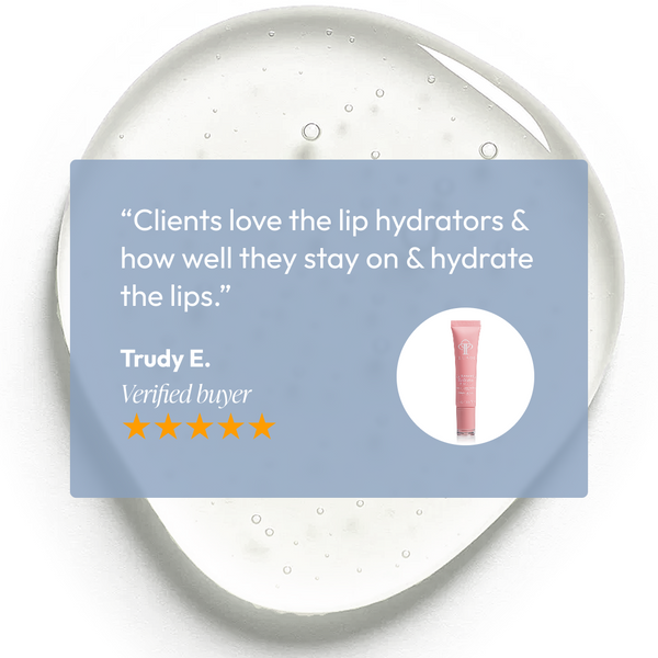 Circadia Lip Renewing Hydrator with hibiscus extract in a sleek lip care container, designed to hydrate and nourish lips.