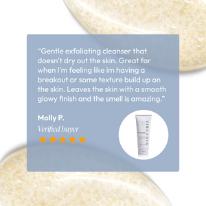Circadia Micro-Exfoliating Honey Cleanser in a pump bottle, showing the gentle cleanser with honey and exfoliating properties.