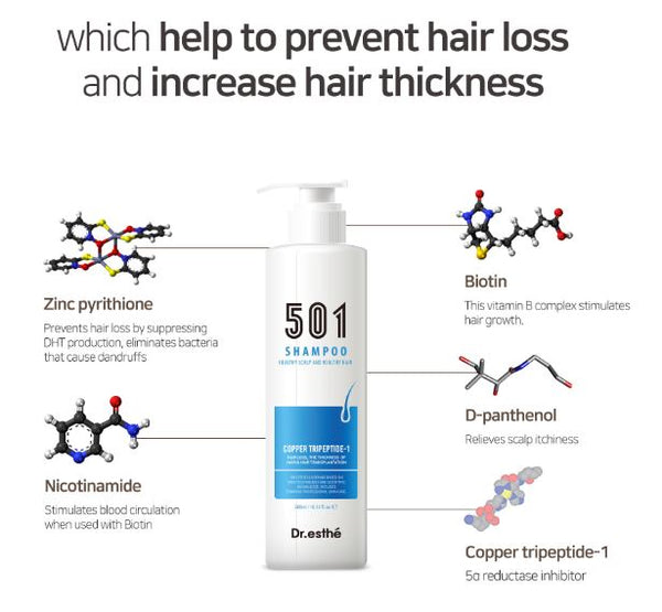 Dr.esthe RX 501 Shampoo 300ml European Beauty by B