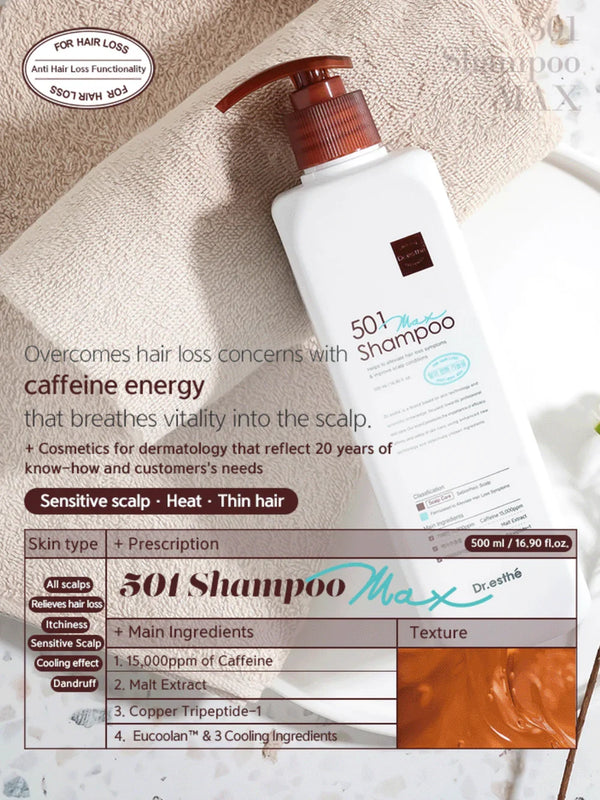 Dr.esthe 501 Shampoo MAX 500 mL (Upgraded) - product image 1