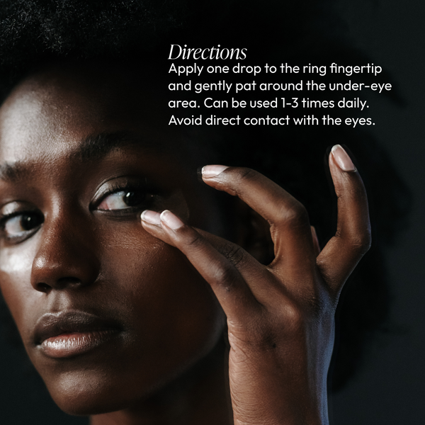 Circadia Eye Lift Serum bottle, a skincare serum for eye area with a sleek design and applicator tip.