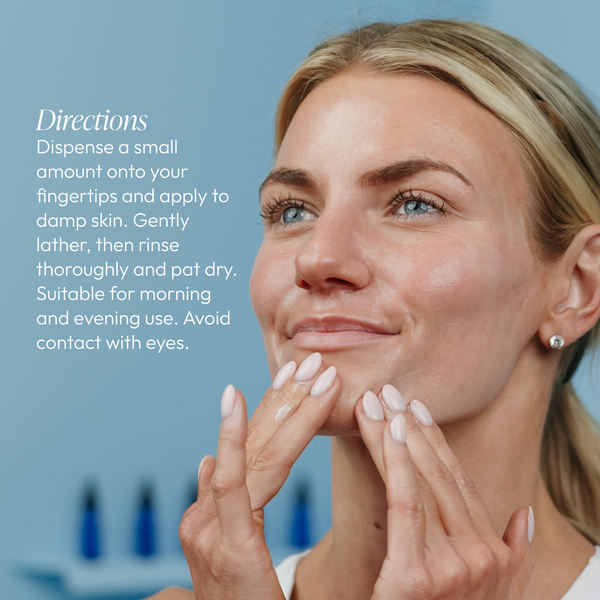 Circadia Micro-Exfoliating Honey Cleanser bottle, a gentle facial cleanser with exfoliating honey ingredients, suitable for skincare routines.