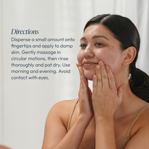 Circadia Nourish Cream Cleanser gel in a sleek tube, designed for gentle skin cleansing and hydration.