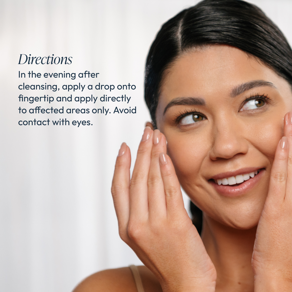 Circadia Radiant Brightening Serum in a clear glass bottle with a dropper, showcasing a light serum for skin brightening.