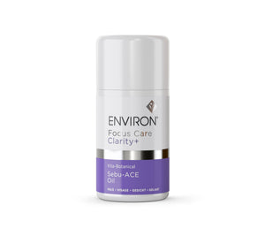 Environ Vita-Botanical Sebu-ACE Oil 60ml bottle with a clear label, designed for skin clarity and hydration.