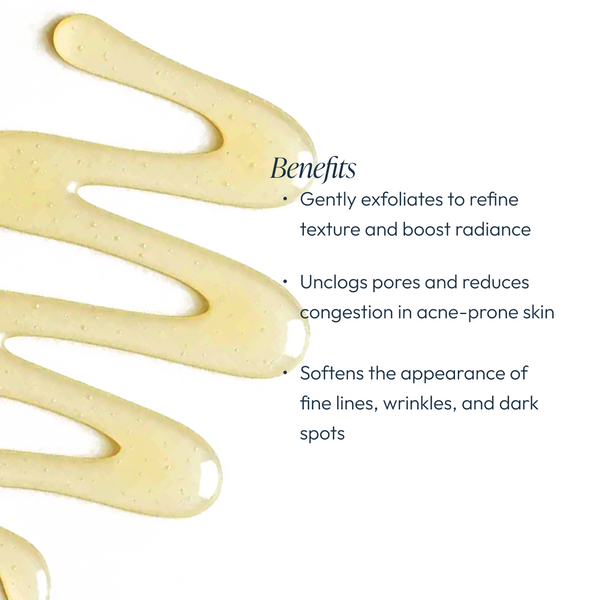 Circadia cleansing gel with mandelic acid in a clear pump bottle, designed for gentle facial skin cleansing.