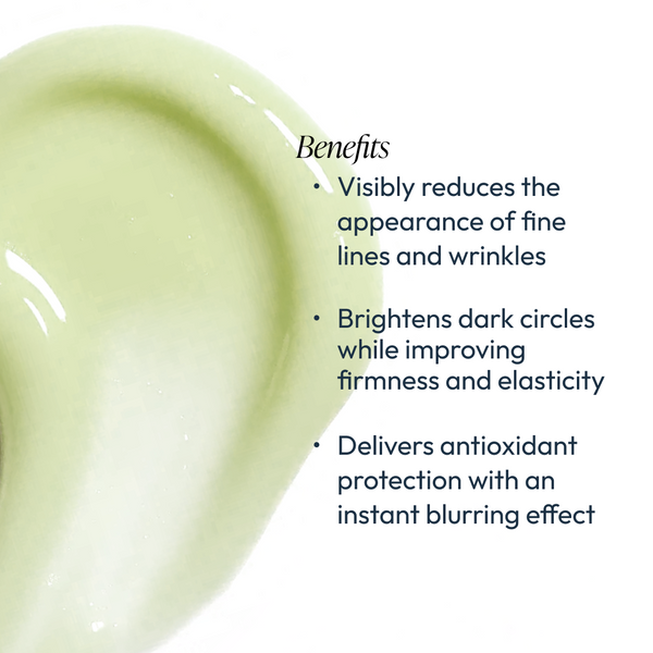 Circadia Renewal Eye Cream gel in a sleek jar, designed to hydrate and refresh the delicate skin around the eyes.