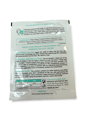 BioSkin Aesthetics BioHydraSheet Mask pack with 10 hydrating sheet masks for skincare treatment.