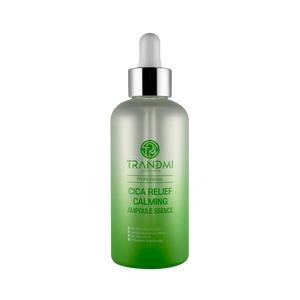Tov Beauty Trandmi Cica Relief Calming Ampoule-ssence in a 60ml bottle for hydration and soothing skin relief.