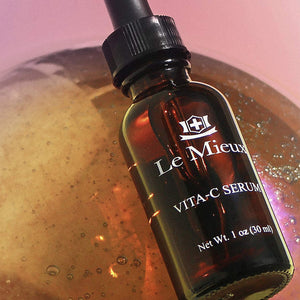 Le Mieux Vita-C Serum 1.0 oz - Concentrated Vitamin C & Glutathione Antioxidant Facial Serum - European Beauty by B