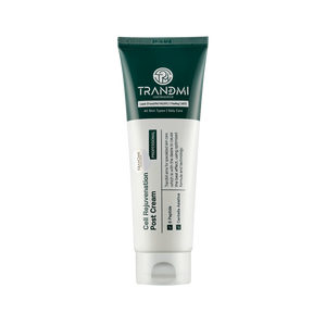 Tov Beauty Trandmi Cell Rejuvenation Post Cream in 60ml jar, showcasing the smooth cream texture and stylish packaging.