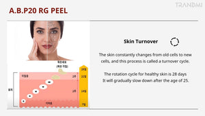 Tov Beauty Trandmi A.B.P 20 RG Peel 120ml bottle with an elegant design, showcasing the product label and packaging.