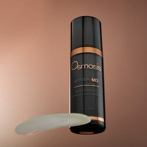 Osmosis Affirm MD serum bottle with dropper, skincare product from Osmosis Beauty for anti-aging and skin rejuvenation.
