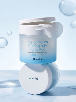 Dr.esthe Aqua Infusion Cooling Jelly Toner Pads 70 Count / 180 mL - product image 1
