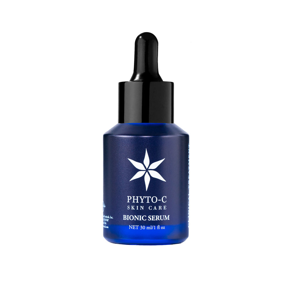 30ml Phyto-C Skin Care Bionic Serum bottle on a clean surface, showcasing its sleek design and label details.