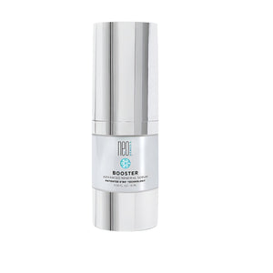 NeoGenesis Booster serum in a 15mL bottle, featuring a sleek design and a dropper top for easy application.