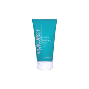 Epicuren Discovery Clarify Polishing Mask in a 2.5 Fl Oz container, featuring a smooth, creamy texture for exfoliation.