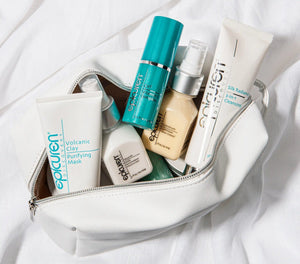 Epicuren Discovery Prevention & Correction Duo in a lifestyle setting, showcasing preventative skincare products.