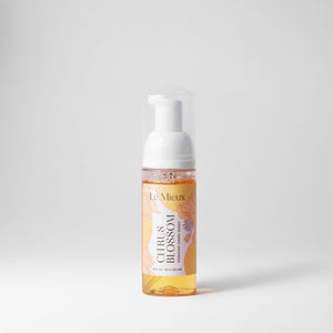 Le Mieux Citrus Blossom foaming hand wash in a 55ml bottle with a white cap, featuring citrus blossom scent.