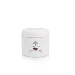 Circadia Cocoa Enzyme Mask gel cleanser with cocoa extract and enzymes for smooth, refreshed skin.
