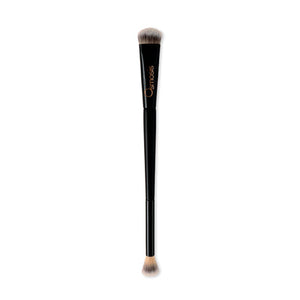 Osmosis Beauty Crease & Contour Brush with soft bristles for precise application of skincare and makeup products.