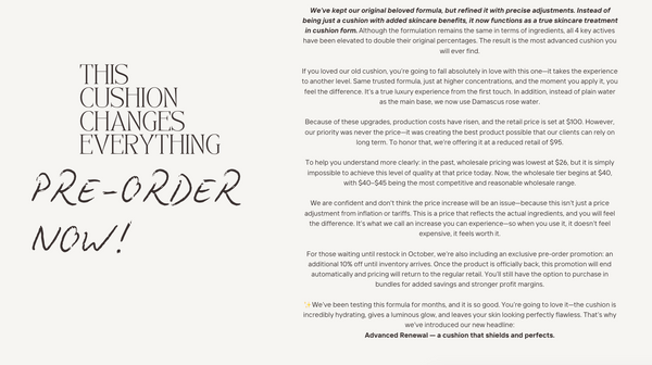 House of PLLA HOP+ Volume + Shield Cushion Advanced Renewal A Cushion NEW FORMULA - European Beauty by B