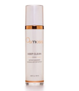 Osmosis Beauty Deep Clean Detox Cleanser in a 200mL bottle, showcasing the sleek design and label details.