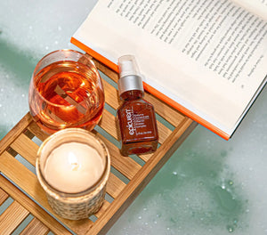 Epicuren Discovery Enzyme Concentrate Vitamin Protein Complex in a lifestyle setting, showcasing the product packaging and texture.