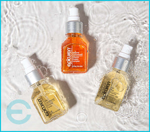 Epicuren Discovery Metadermabolic Protein Enzyme Trio Kit moisturizer in elegant packaging on a wooden surface.