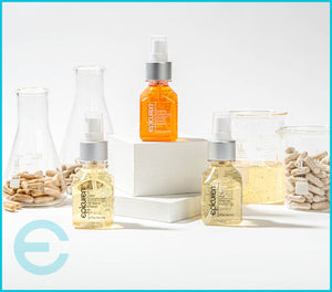 Epicuren Discovery Metadermabolic Protein Enzyme Trio Kit displayed with product packaging and texture of moisturizers.