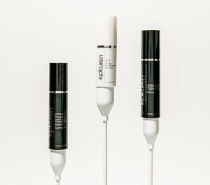 Epicuren Discovery Epi Onyx Mature Signs of Aging Kit, featuring a moisturizer for mature skin in a stylish lifestyle setting.