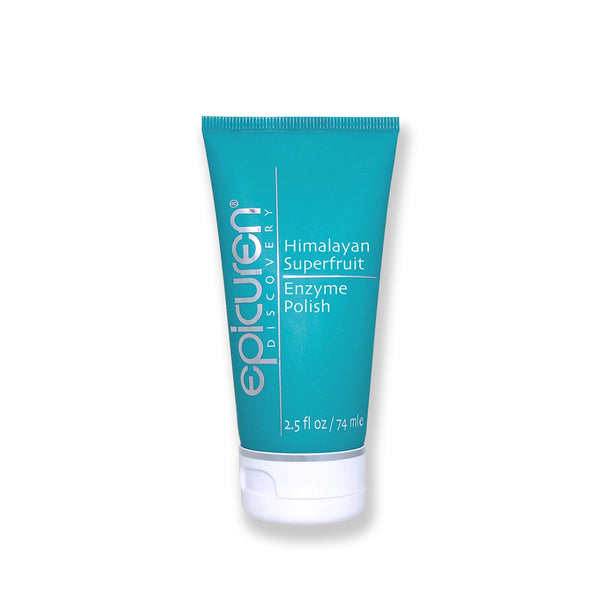 Epicuren Discovery Himalayan Superfruit Enzyme Polish in a 2.5 Fl Oz tube, featuring natural exfoliant ingredients.