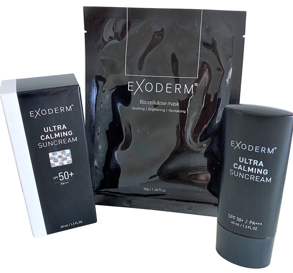 Exoderm Ultra Calming Suncream spf 50+ with Mask - European Beauty by B