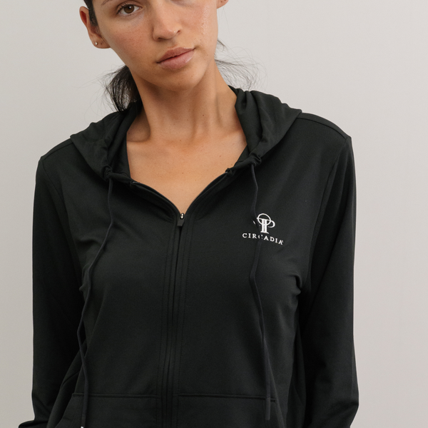 Circadia x Fabletics Women's Cloud Jersey Full Zip Hoodie - image 2