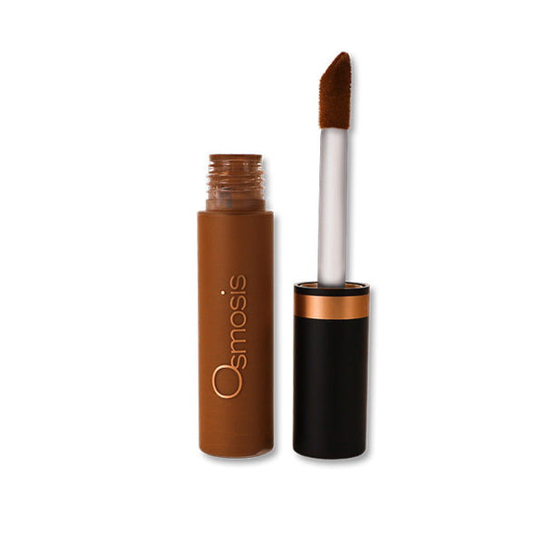 Osmosis Beauty Flawless Concealer in Java, showcasing the sleek tube and applicator for precise makeup application.